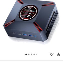 Advanced M9 Plus Compact Desktop PC with 2.1-Inch Display, Intel Core i9-12900HK (14C/20T, 5.0GHz), 32GB DDR4 RAM + 2TB NVMe SSD, Triple 4K Display, W