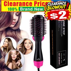 NEW 4 In 1 Hot Air Hair Dryer Brush One Step Volumizer Negative Ion Comb Blow Dryer