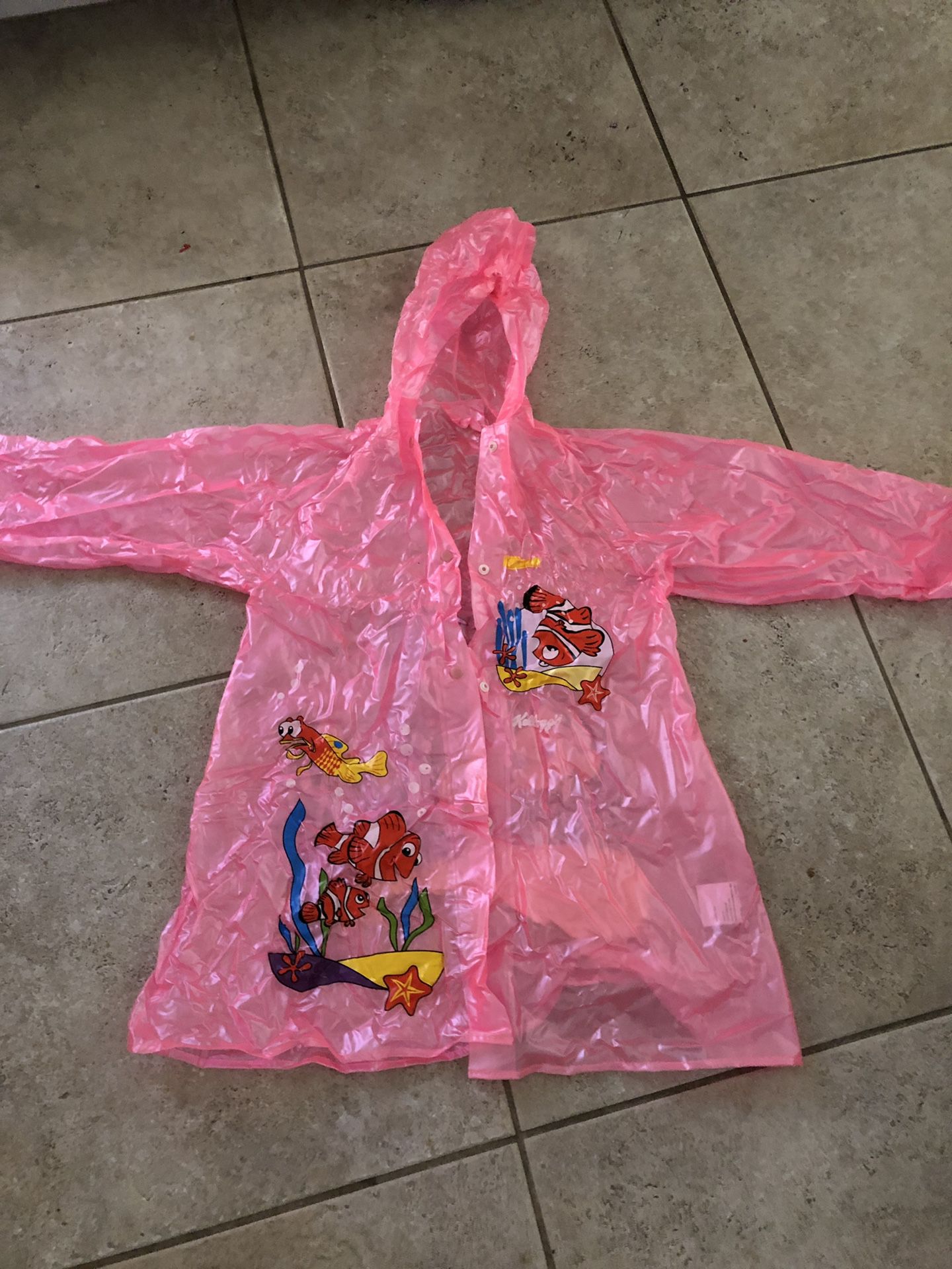 Girls raincoat size 4-5