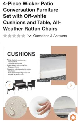 Patio furniture