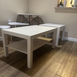 Set Of White Tables 