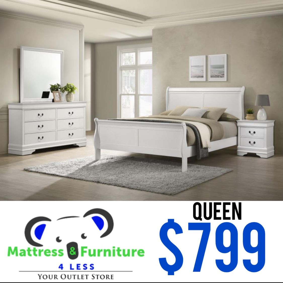 Queen 4-Piece Bedroom Set