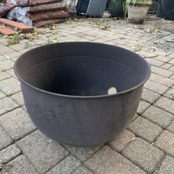 Metal Water Hose Holder Or Prop For Halloween (witch Culdron)