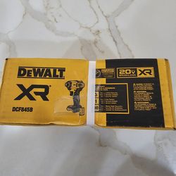 Brand new DeWalt XR 20V impact driver (model DCF845B).