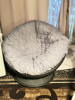 Indoor /Outdoor Papasan Swivel Chair