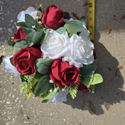 6 Silk Flower Centerpieces