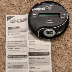 Catch Phrase electronic handheld portable travel family party game