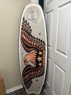 Sailor Jerry decorative surfboard