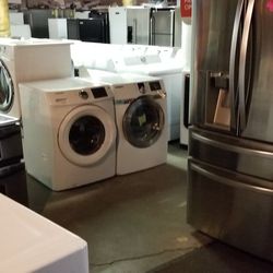 Blow Out Sale Store Full Of Nice Lightly Used Certified Refrigerator Washer Dryer Stove Oven Stackable Free Warranty Samsung GE WHIRLPOOL LG BOSH KENM