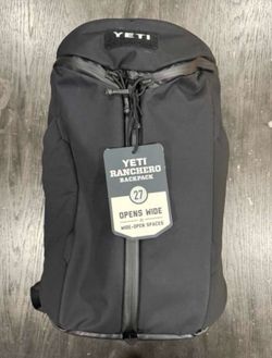 New YETI Ranchero 27L Backpack Black Model YRANCHERO27