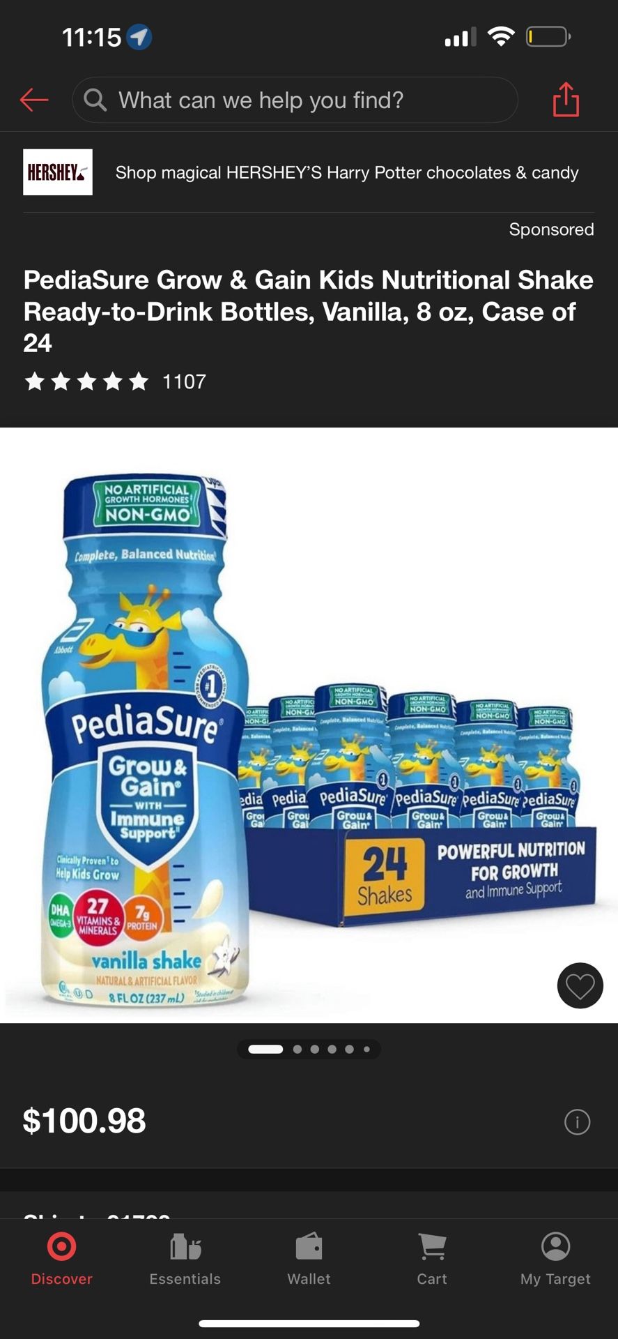 Pediasure 24pk