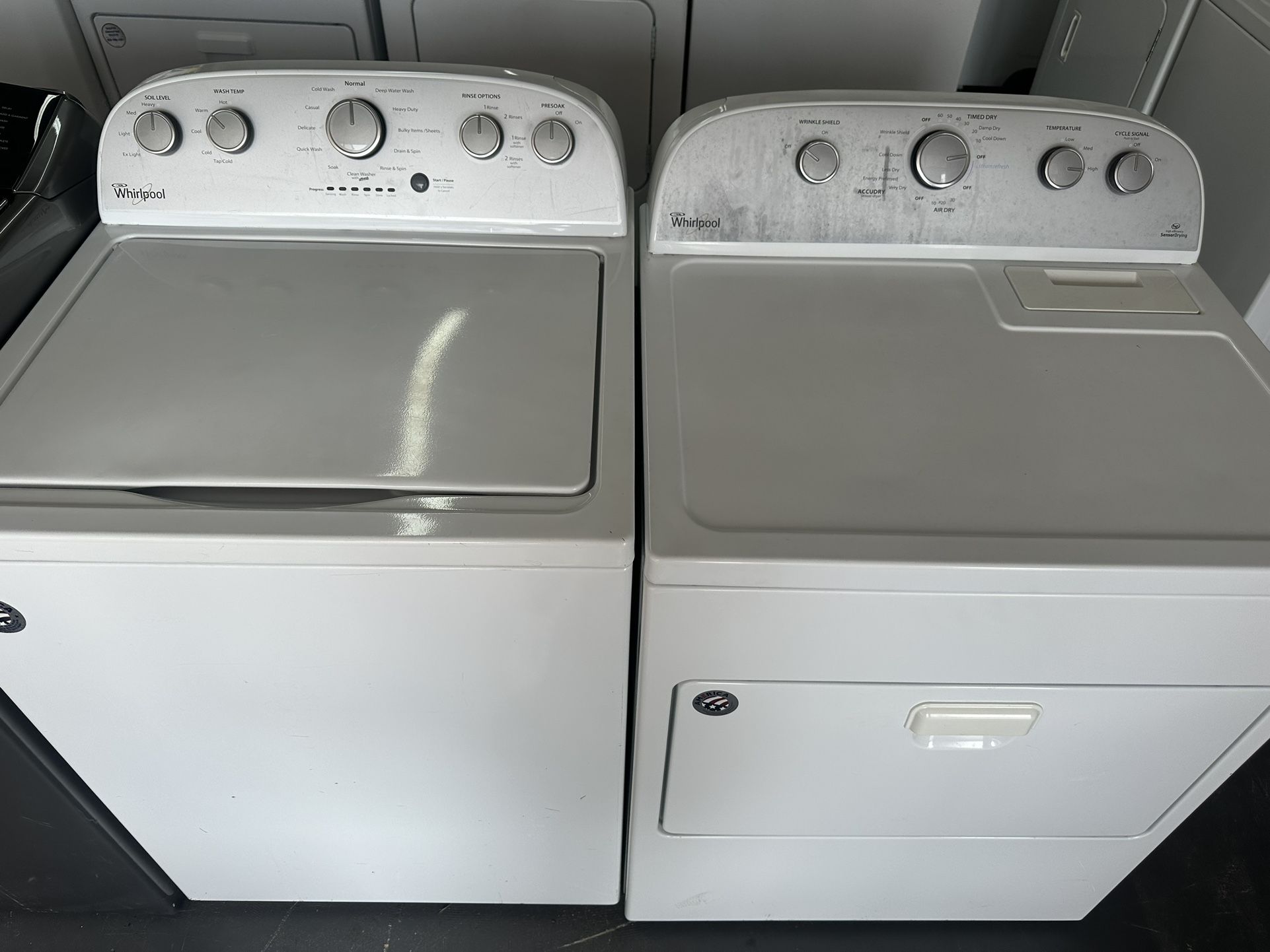 Whirlpool Washer Dryer Set