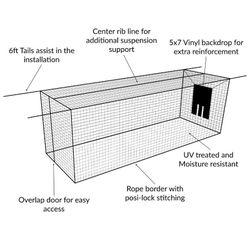 Baseball Tunnel For Sale. Batting Cage