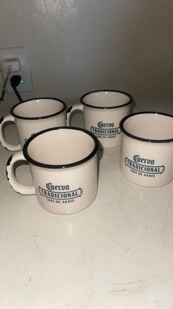 Set of 4 Jose Cuervo Tradicional Ceramic Mugs