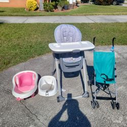 High Chair Stoller Bath Tub