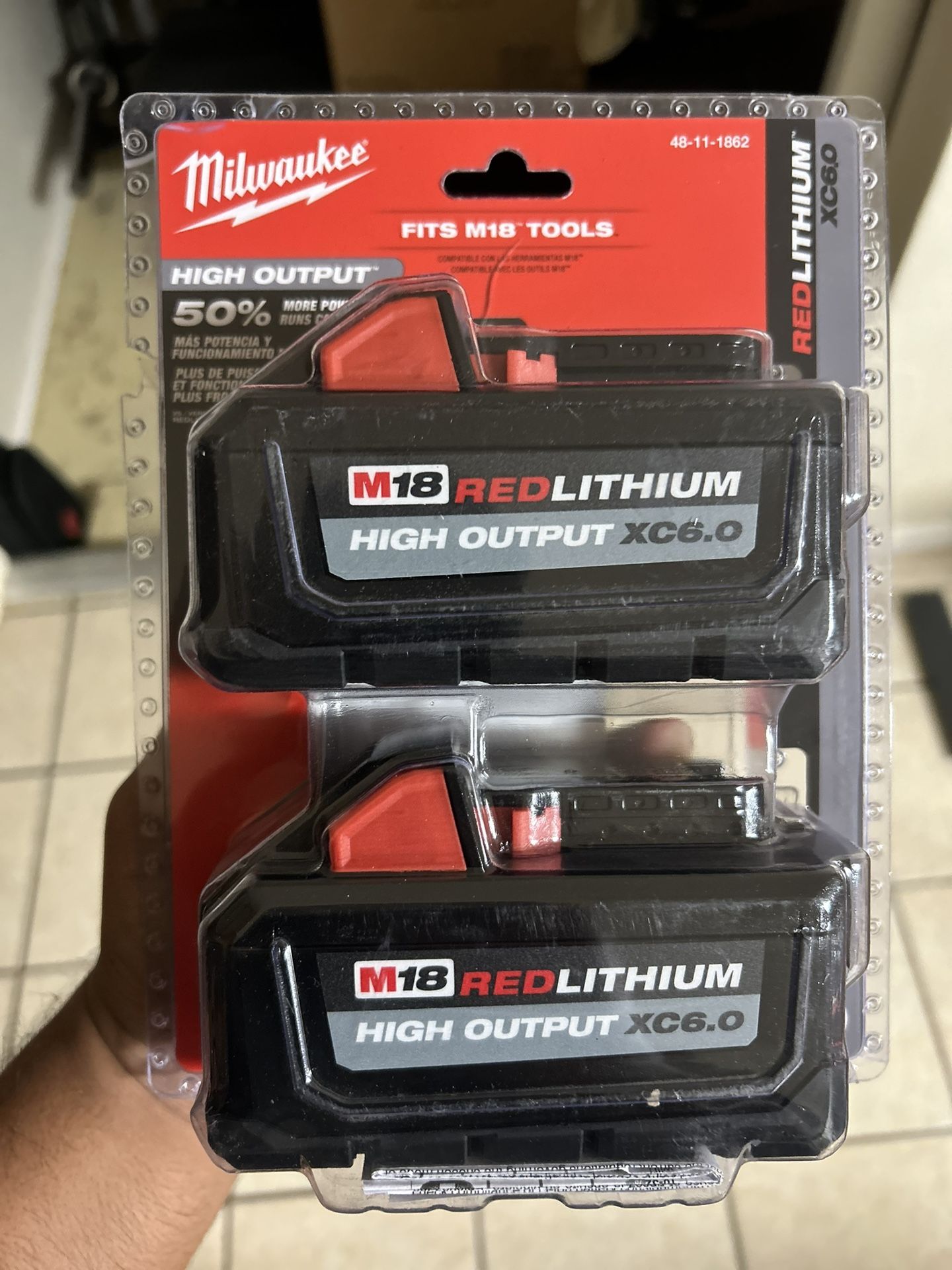 Milwaukee 6.0 High Output Battery