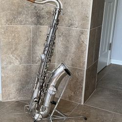 1926 Vintage Martin /  Silver Handcrafted Tenor Saxophone