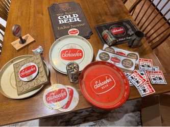 Lot of Schaffer Beer Collectables