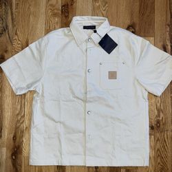 LV Shirt Size XL Tan Brand New Jordan