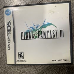 Final Fantasy III For Nintendo Ds