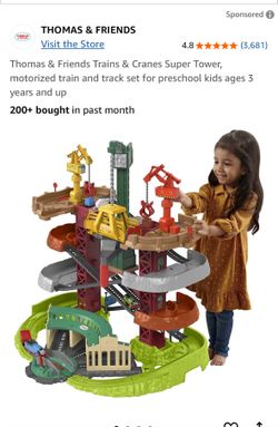 Thomas & Friends Trains And Cranes Super Tower, Motorized