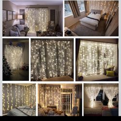 300 LED curtain lights , string lights - Wedding , Proposal, Engagement 