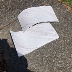 Free Peel And Stick Tiles, Warped From Storage