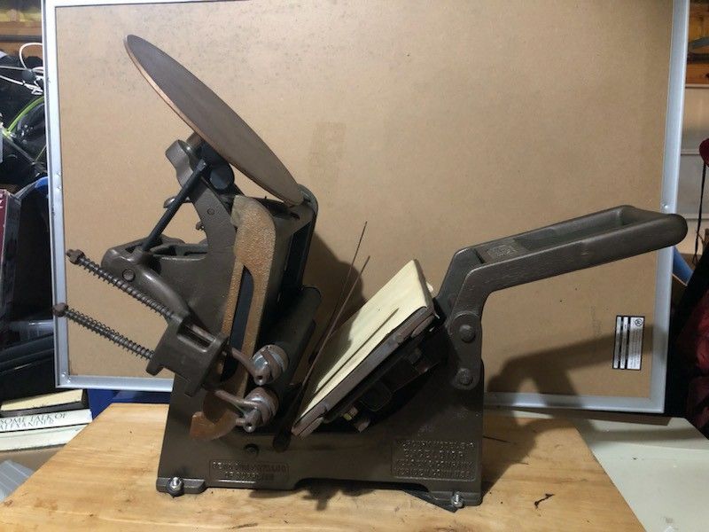 KELSEY Excelsior Mercury 5X8 Table Top Printing Letterpress