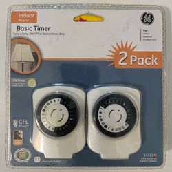 GE Basic Timers (2-PACK)