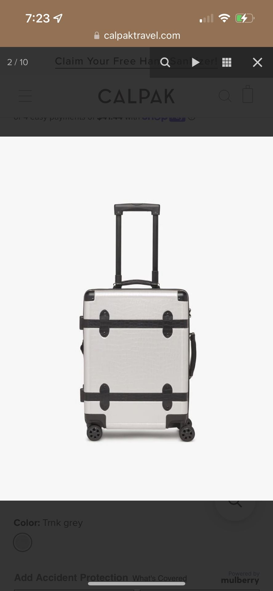 Calpak Carry On And Large Suitcase