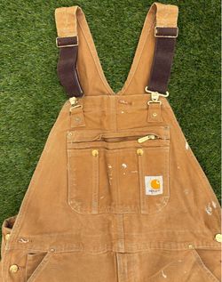 Carhartt Brown Overalls Brown Double Knee