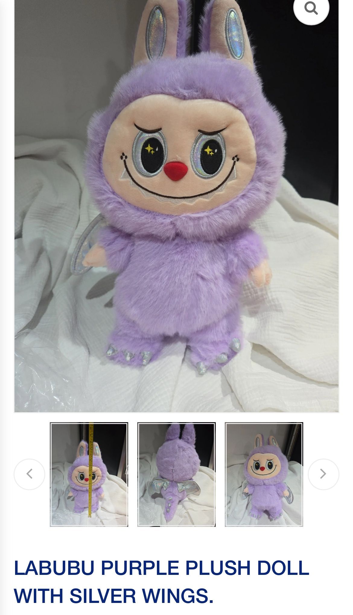 Plush Dolls With Silver Wings