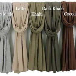 Womens Colorful Premium Jersey Hijabs
