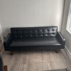 Brand New Modern Faux Leather Sofa 