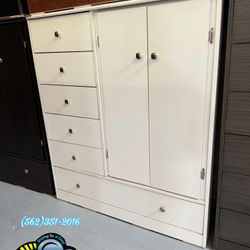 White Pacoima Closet Wardrobe Dresser Ropero Nuevo Armoire Bonito 