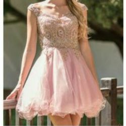 Prom/ Party/formal/Wedding Pink Dress