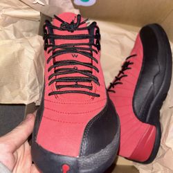 Jordan 12 Bred/ Reverse, Flu Game