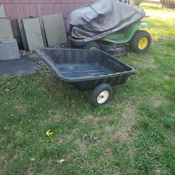 Tow Behind Dump Cart For Mower Or ATV