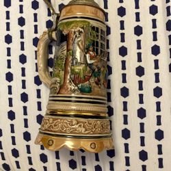 Antique Music Box Cup