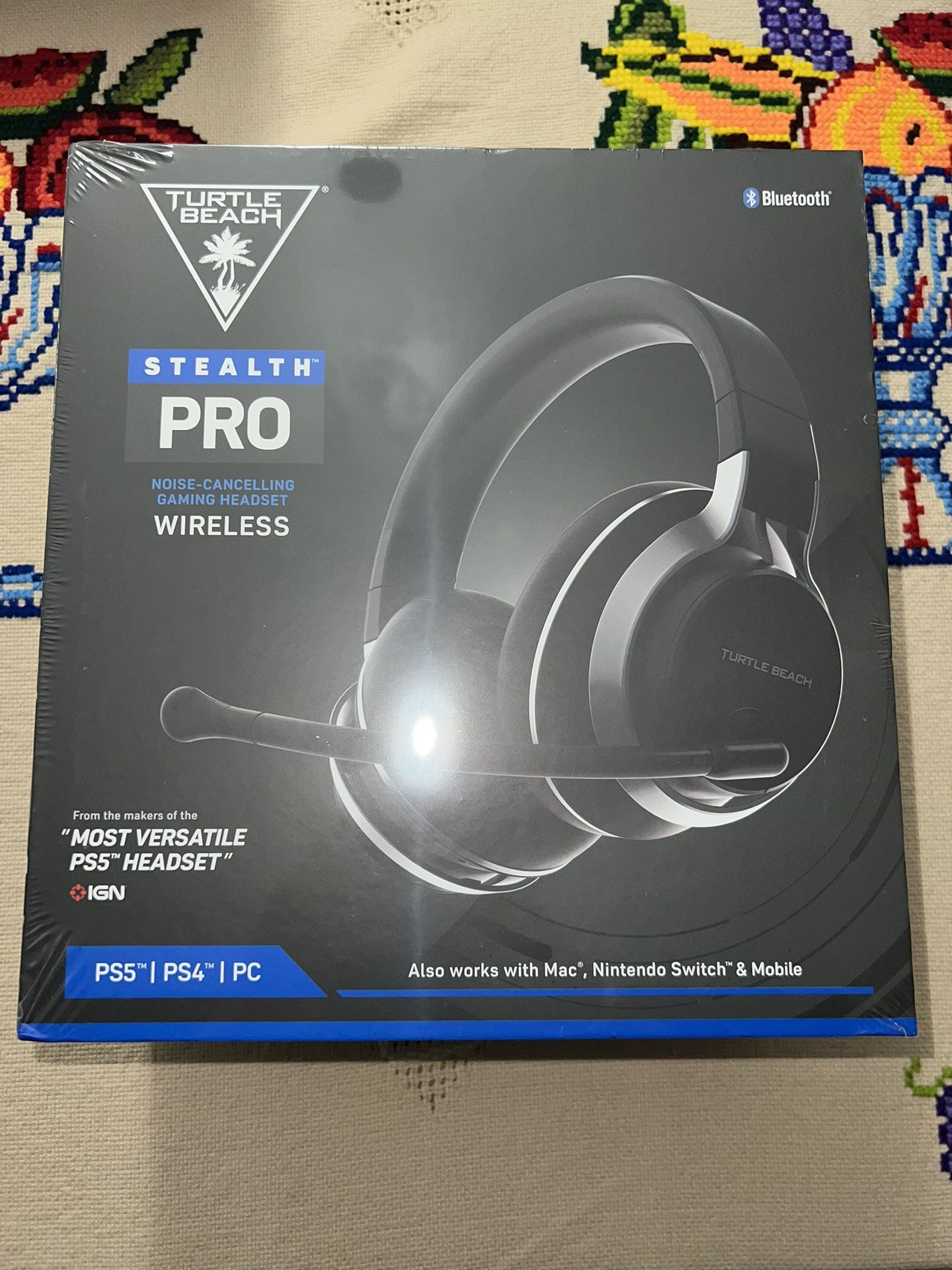 Turtle Beach Stealth Pro Wireless Noise Canceling Headset - PlayStation , PS5, PS4, & PC