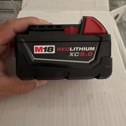 Milwaukee M18 18-Volt 5.0 Ah Lithium-Ion XC Extended Capacity Battery Pack