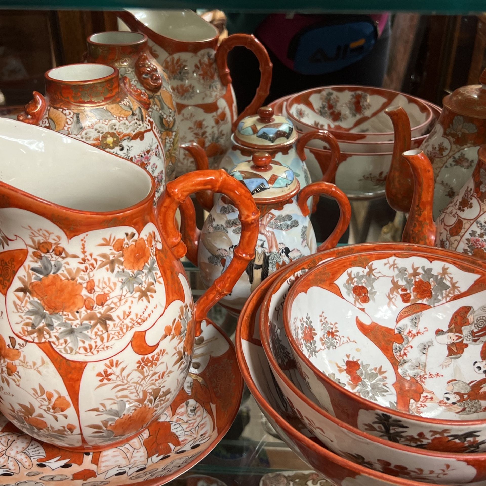 Japanese Kutani Porcelain 10 PCs