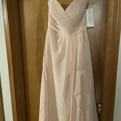 Size 6 Bridesmaid Dress Shell Pink