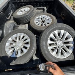 For Sale: Lexus GX Wheels with Tires – Great Condition Selling a full set of wheels with tires from a Lexus GX.