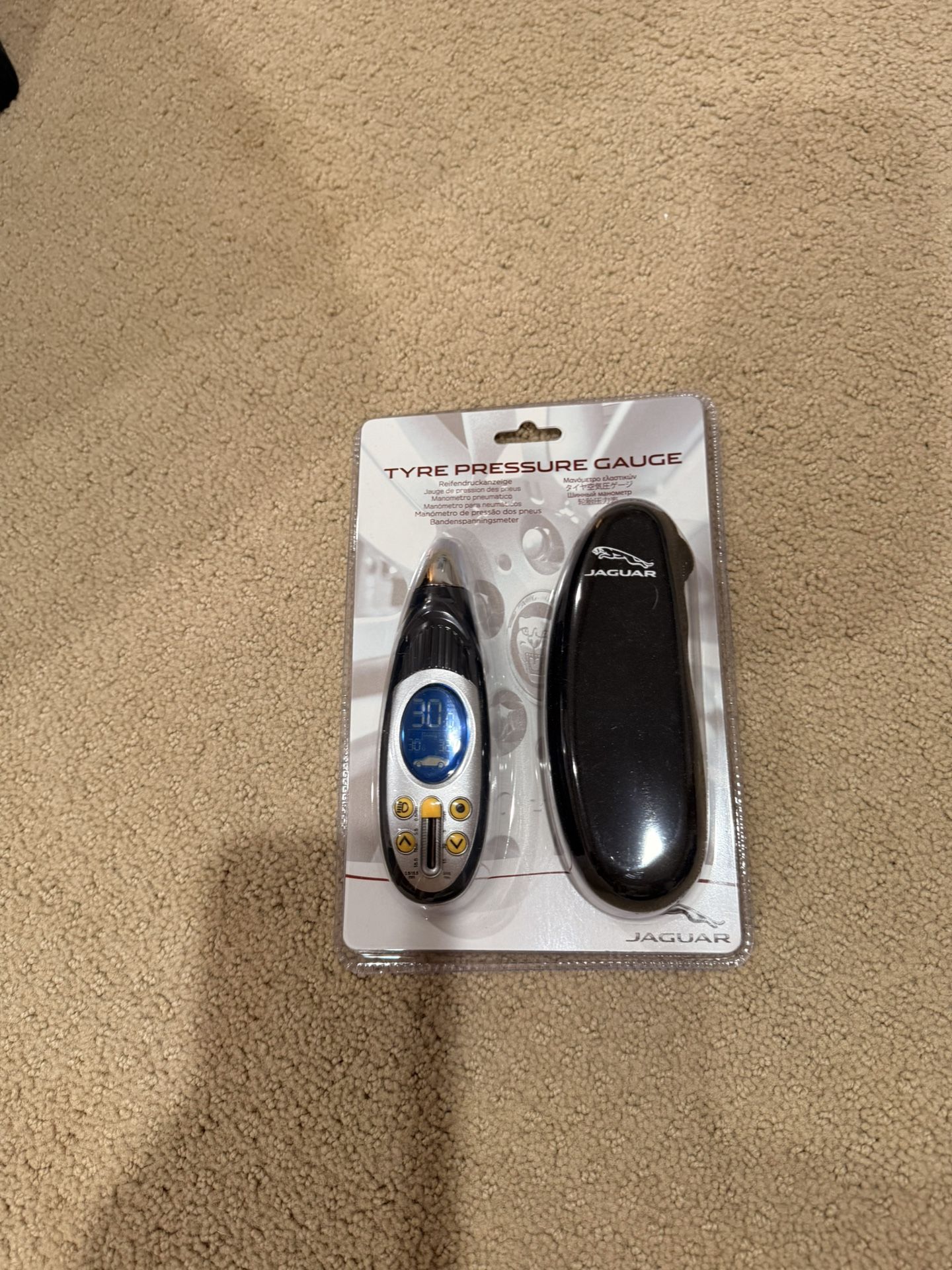GENUINE OEM Jaguar Tire Pressure Gauge OEM # C2P24751 BRAND NEW & SEALED