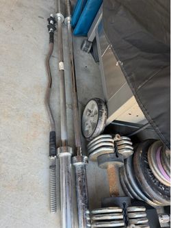 2 Olympic 5 foot barbell