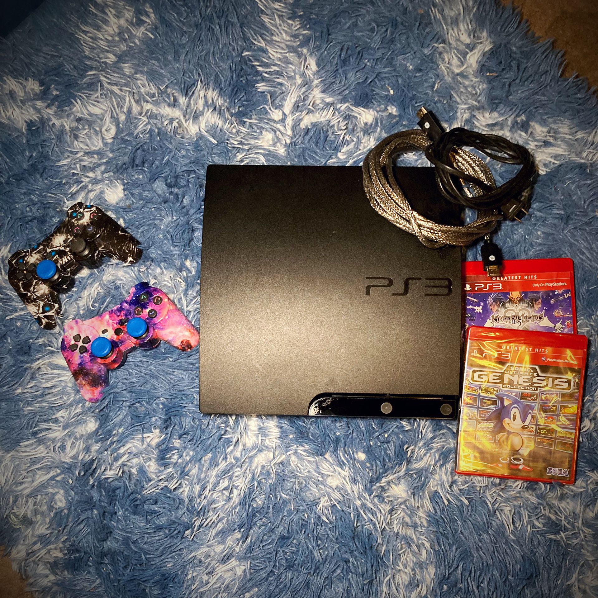 PlayStation 3 Slim 320GB With Everything Pictured