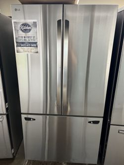 LG STAINLESS STEEL COUNTER DEPTH REFRIGERATOR