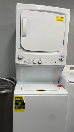 GE stackable washer and dryer