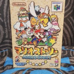 NINTENDO 64 - MARIO STORY / PAPER MARIO CIB